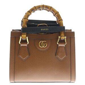 Gucci Diana Mini Tote Brown